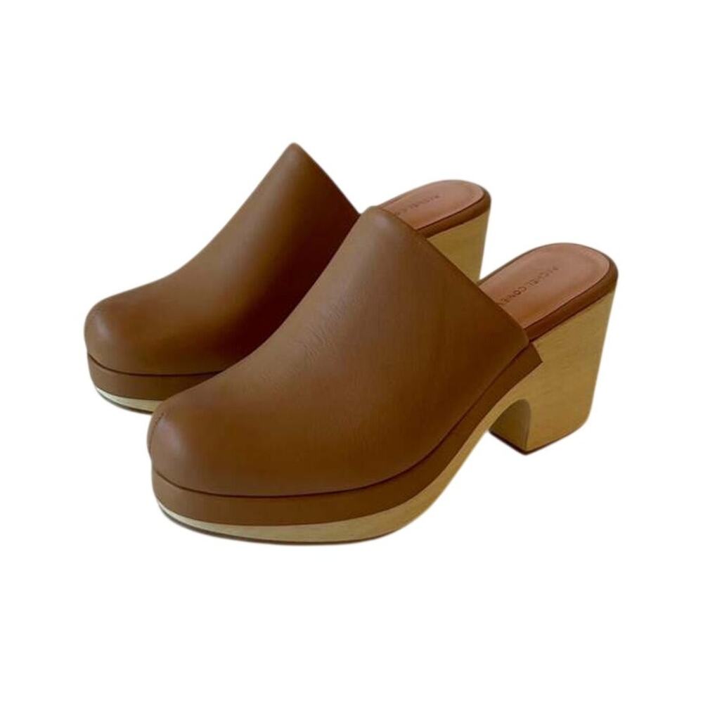 Bose Classic Brown Wood Platform Clogs Size 7
